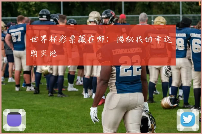 世界杯彩票藏在哪:揭秘我的幸运购买地