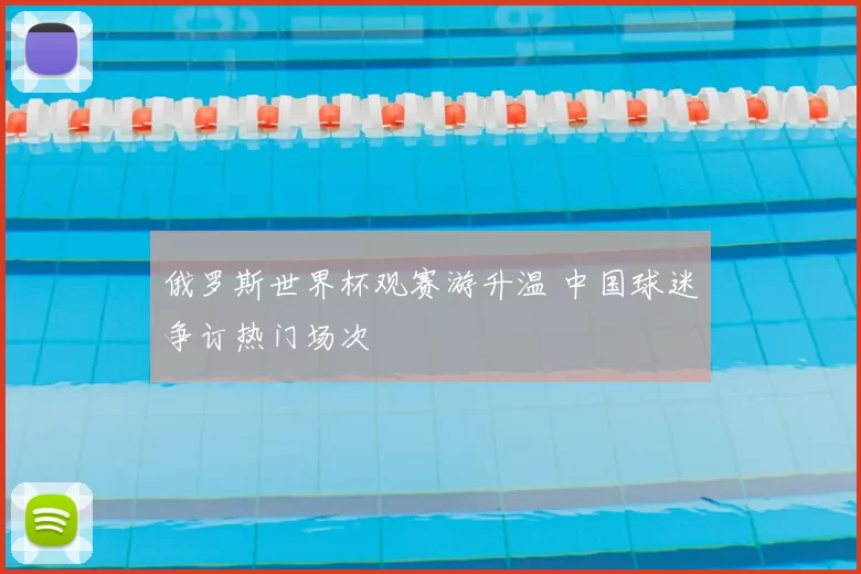 俄罗斯世界杯观赛游升温 中国球迷争订热门场次