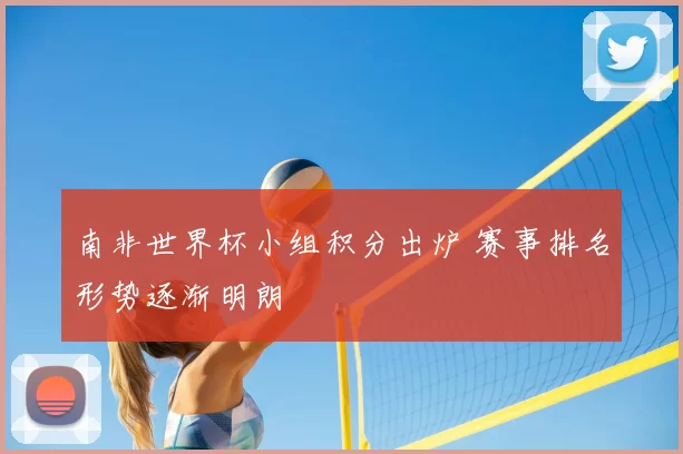 南非世界杯小组积分出炉 赛事排名形势逐渐明朗