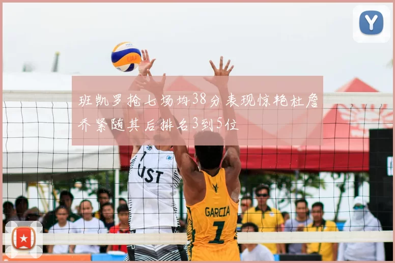 班凯罗抢七场均38分表现惊艳杜詹乔紧随其后排名3到5位