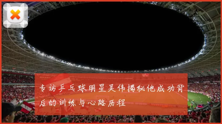 专访乒乓球明星吴伟揭秘他成功背后的训练与心路历程